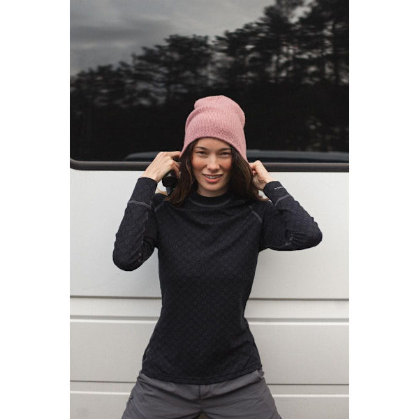 Thermowave Langærmet T-shirt Merinos Xtreme Sort M Kvinde