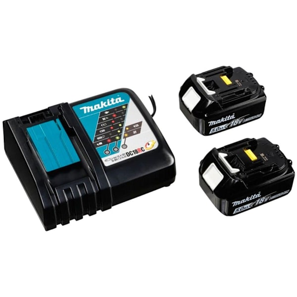Makita Trådløs Ddf482rtj 18v+2 Bl1850b Blå