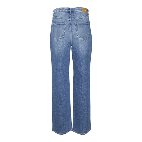 Vero Moda Jeans Med Høj Talje Tessa Wide Straight Fit Ra380 Ga Blå 29 / 30 Kvinde