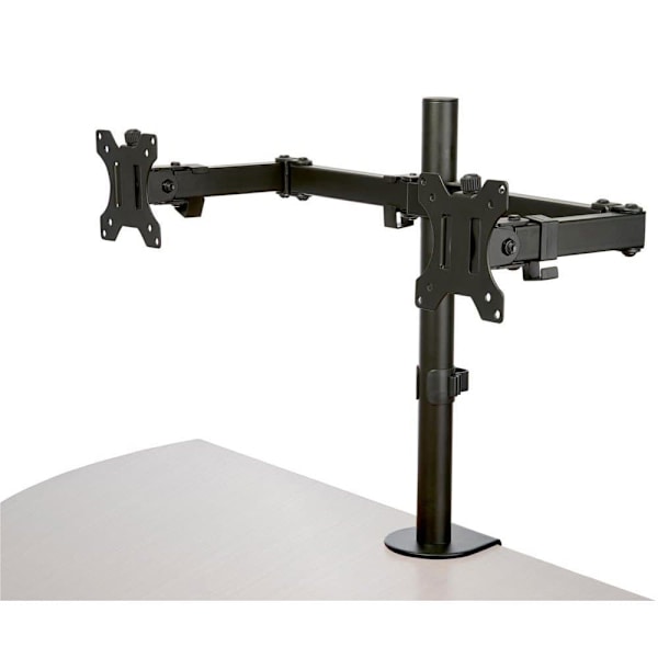 Startech Monitor Arm Dual Crossbar Steel Sort Sort