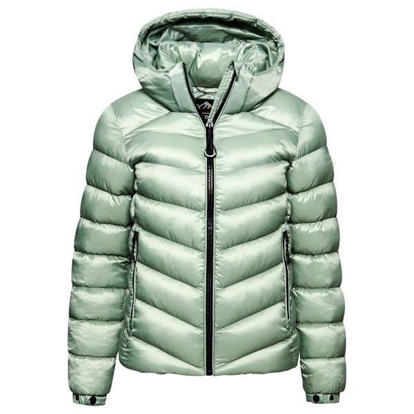 Superdry Vadderad Jacka Fuji Grönt XS Kvinna