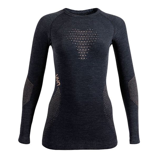 Uyn Fusyon Cashmere Langærmet Baselayer Sort L-XL Kvinde