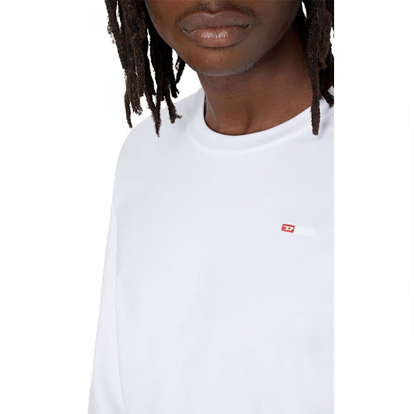 Diesel Långärmad T-shirt Diegor Microdiv Vit 2XL Man