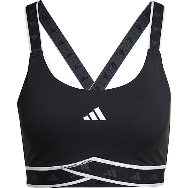 Adidas Sports-bh Powerimpact Medium-support Techfit Sort XS / AC Kvinde