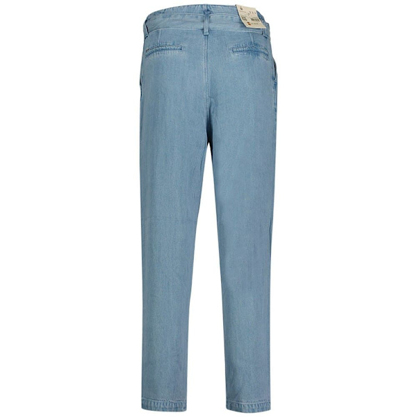 Salsa Jeans Byxor Baggy Paper Bag Crop Blå S / 28 Kvinna