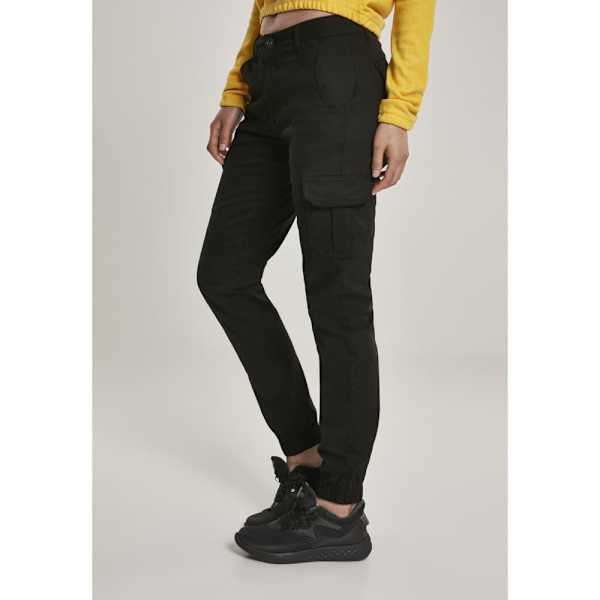 Urban Classics Tb3048 Cargobukser Sort 26 Kvinde