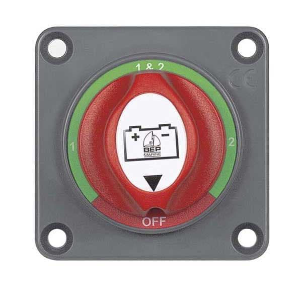Bep Marine Batteriafbryder Monter Panel Grå Selector
