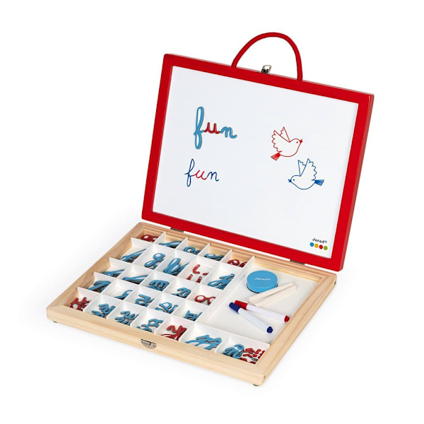 Janod Essential 4 In 1 Cursive Letters Briefcase Flerfarvet 3-8 Years
