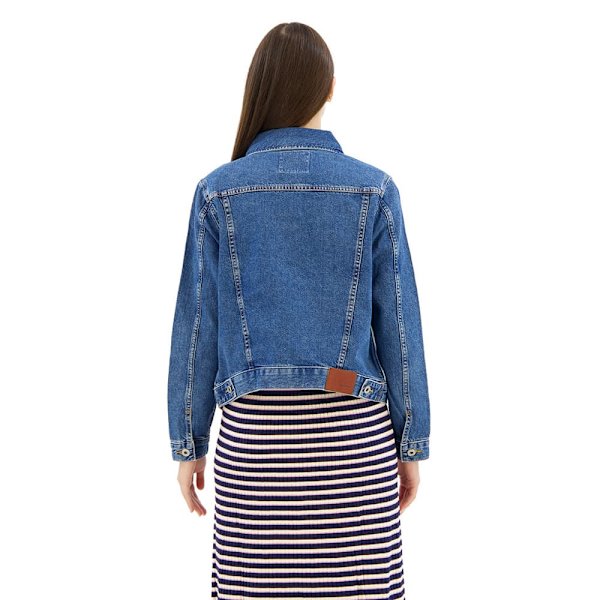Pepe Jeans Regular Jeansjacka Blå M Kvinna