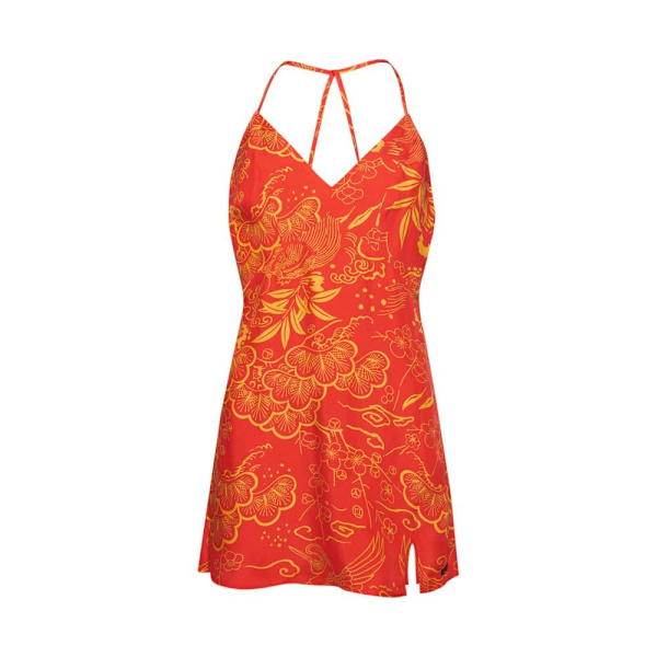 Superdry Klänning Vintage Mini Slip Halter Röd L Kvinna