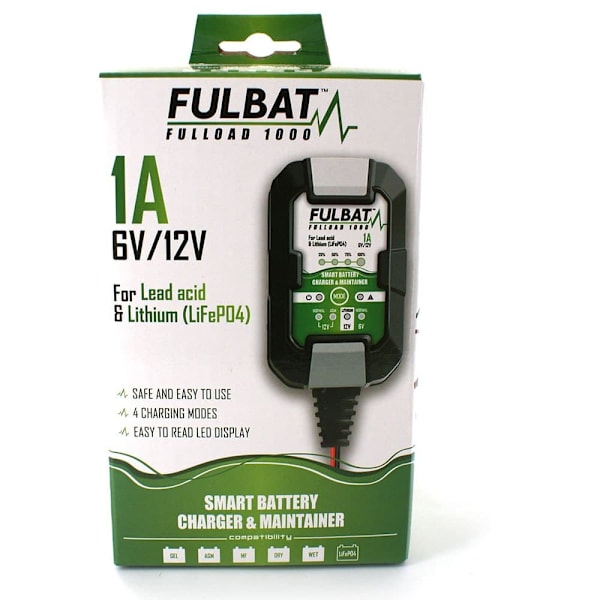 Fulbat Batterioplader Fullload 1000 Transparent