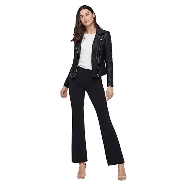 Yas Jakke Sophie Leather Sort L Kvinde