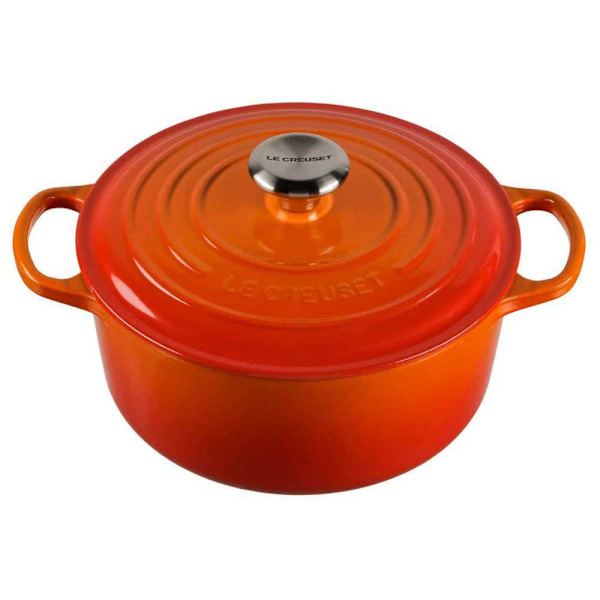 Le Creuset Kastrull Signature 24 Cm Guld