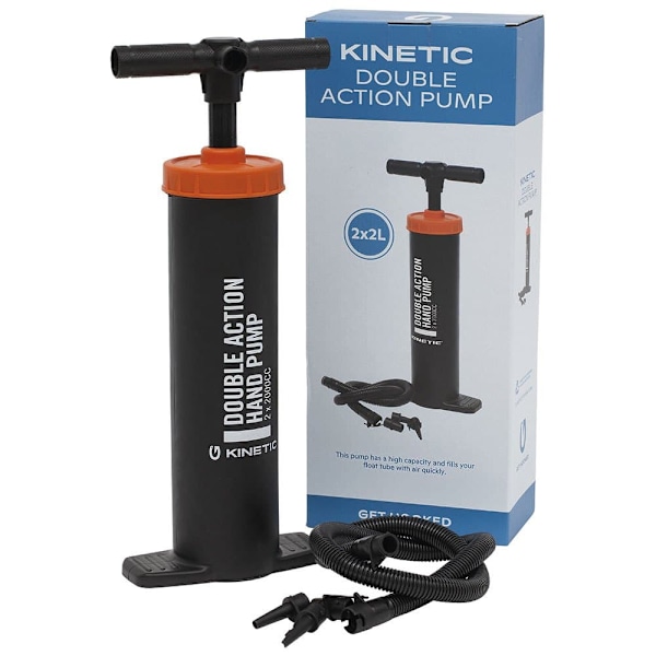 Kinetic Dobbeltvirkende Luftpumpe Sort 2x2L