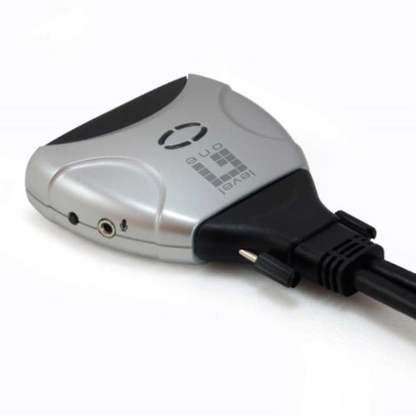 Level One Automatisk Skrivebordsskift Kvm-0260 Dvi / Usb Sort