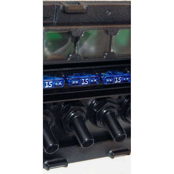 Blue Sea Systems Vaihtaa Weatherdeck Panel 6 Position Harmaa