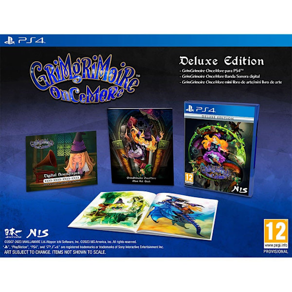 Playstation Games Ps4 Grimgrimoire Oncemore Spil Blå