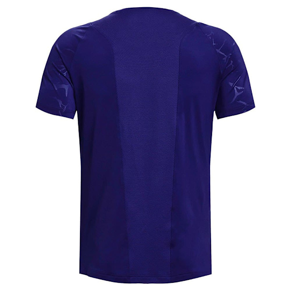Under Armour Kortärmad T-shirt Rush Embossed Blå M Man