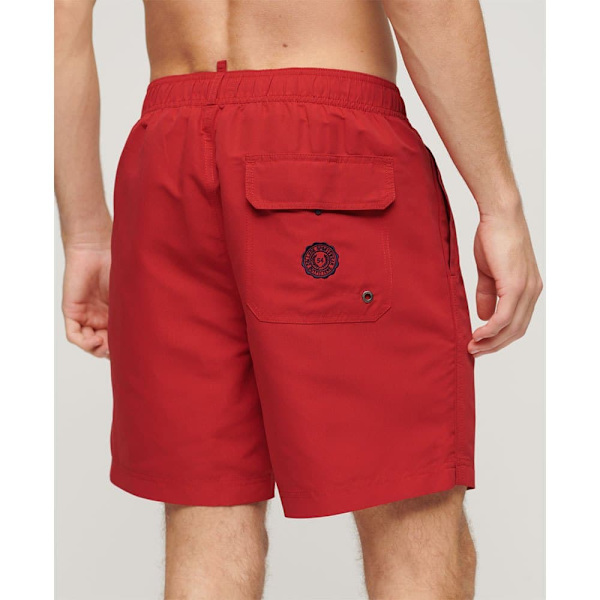 Superdry Vintage 17´´ Badebukser Rød XL Mand