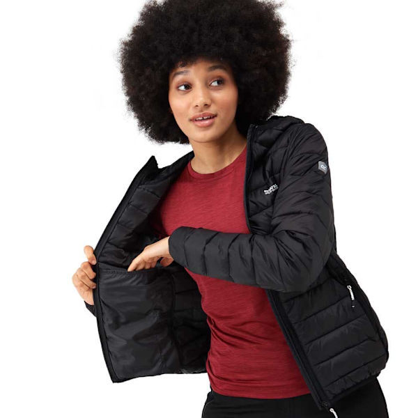Regatta Jakke Hood Marizion Sort 10 Kvinde