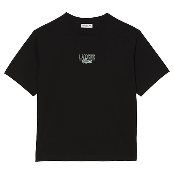 Lacoste Lyhythihainen T-paita Tf0883-00 Musta 40 Nainen