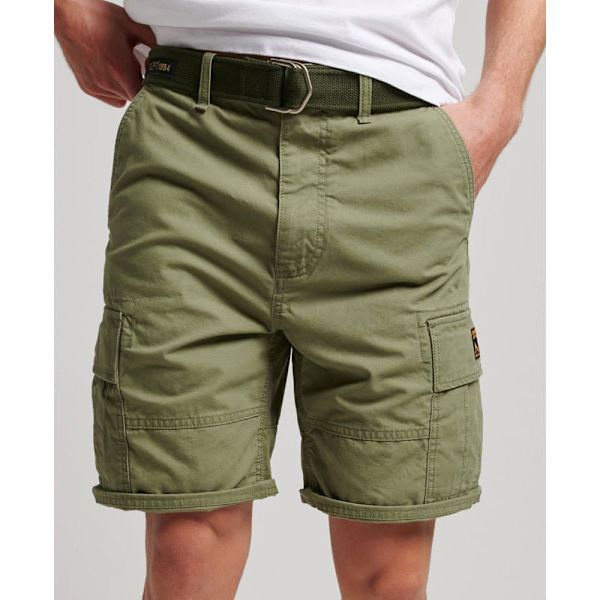 Superdry Lastshorts Vintage Heavy Grönt 28 Man