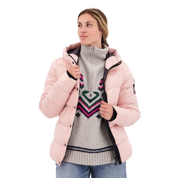Superdry Jacka High Shine Toya Rosa L Kvinna