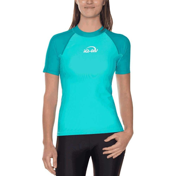 Iq-uv Kortärmad T-shirt Kvinna Uv 300 Slim Fit Blå XS