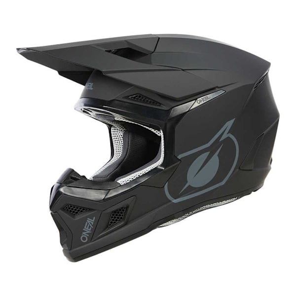 Oneal 3srs Solid Offroadhjelm Sort S