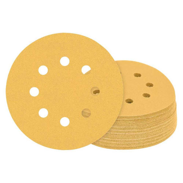 Bosch Professional Excentrisk Griptape Expert C470 125 Mm 8p G120 125 Mm 50 Enheder Gylden