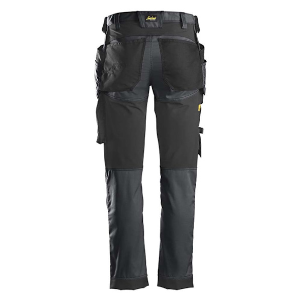 Snickers Workwear Allroundwork Holster Pockets Long Elastic Housut Harmaa 250