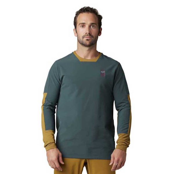 Fox Racing Mtb Defend Thermal Pitkähihainen Aluspaita Vihreä XL Mies