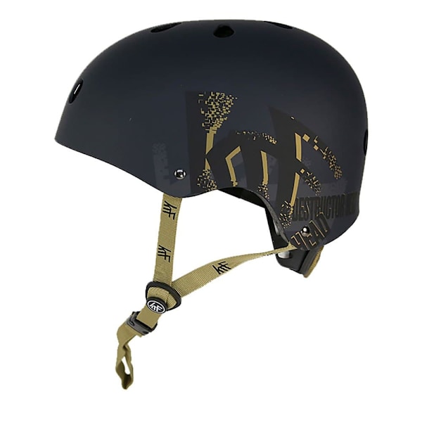 Krf Hjelm Destructor Sort,Grå 50-54 cm