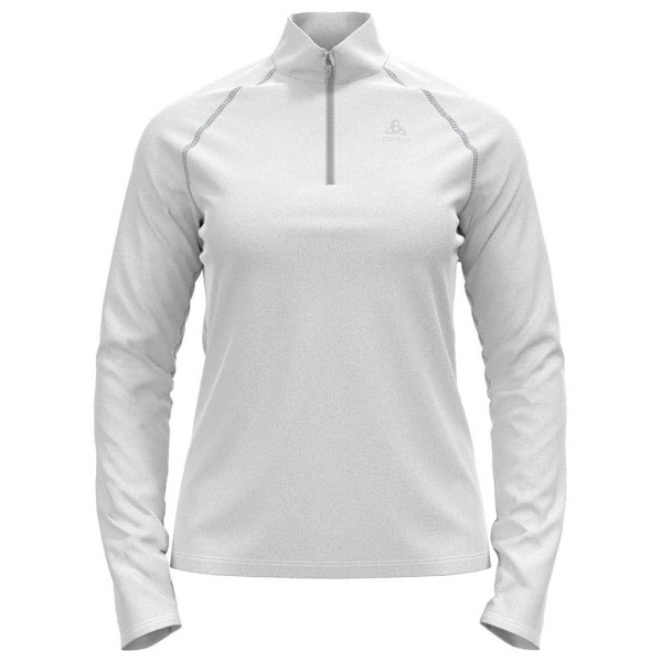 Odlo Rigi 1/2 Blixtlås Fleece Vit L Kvinna
