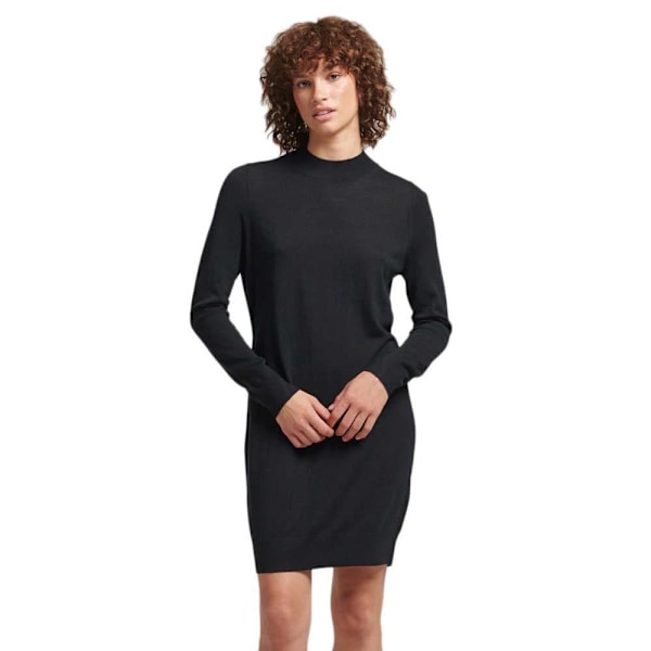 Superdry Kjole Studios Merino Mini Sort XL Kvinde