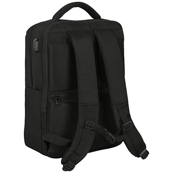 Safta Real Madrid Premium 2 Pockets 15.6´´+usb Bærbar Rygsæk Sort
