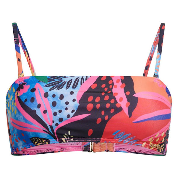 Superdry Tropical Bandeau Bikinitopp Flerfärgad L Kvinna