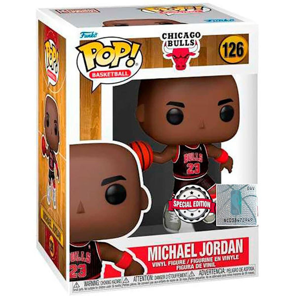 Funko Pop Nba Chicago Bulls Michael Jordan With Jordans Exclusive Orange