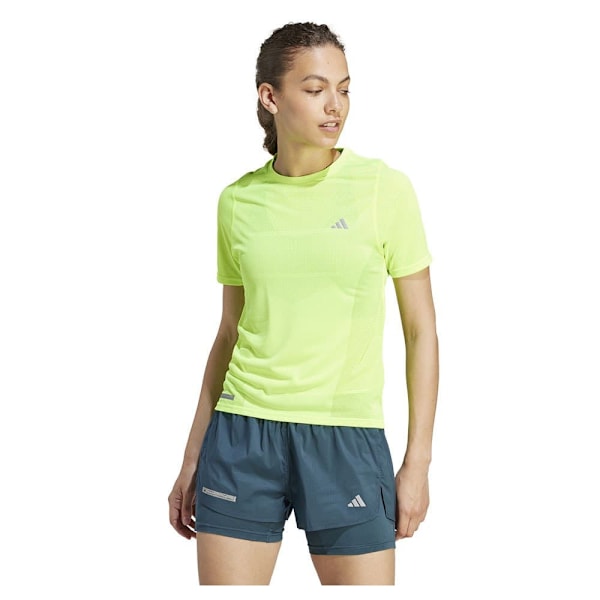 Adidas Kortärmad T-shirt Ultimate Knit Gul M Kvinna
