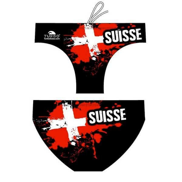 Turbo Simning Kalsonger Suisse 2012 Röd,Svart 5XL Man