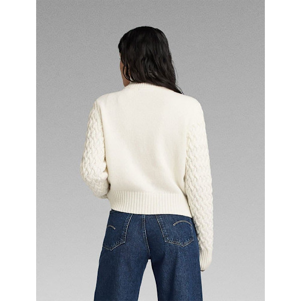 G-star Sweater Chunky Skipper Beige L Kvinde