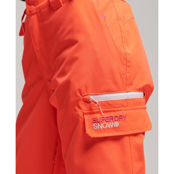 Superdry Byxor Ski Ultimate Rescue Orange XS Kvinna