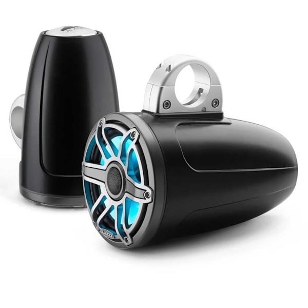Jl Audio M6-770etxv3-sb-s-gmti-i M6 Marint Lukket Koaksialkabel Med Transflektiv Led-belysning Sort 100W