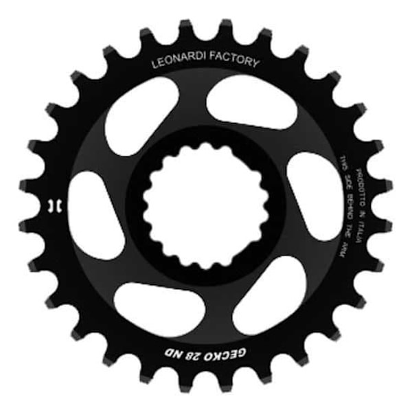 Leonardi Racing Direkte Montering Gecko Track Cannondale 6 Mm Offset Oval Kæderring Sort 32t