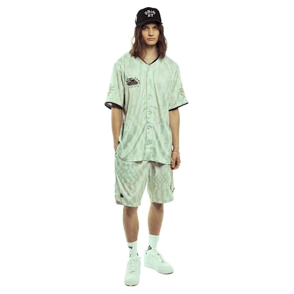 Grimey Lucky Dragon Basket Shorts Grönt XL Man