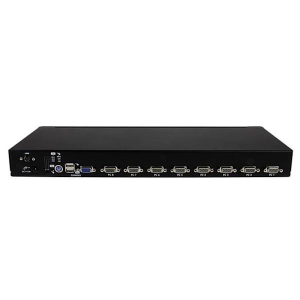 Startech Switch Kvm 8x Vga Usb 1u Ps/2 Sort Sort