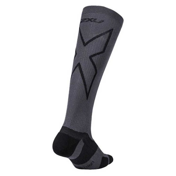 2xu Lange Strømper Vectr Light Cushion 30-37 Cm Grå EU 35-37 1/2 Mand