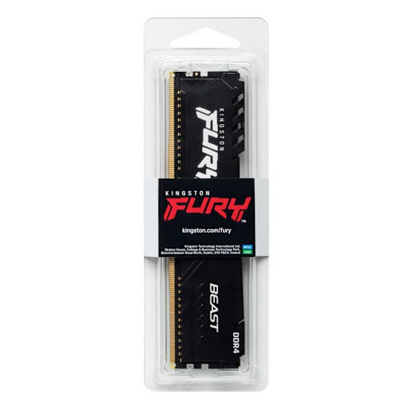 Kingston Ram-muisti Fury Beast 1x32gb Ddr4 3600mhz Musta