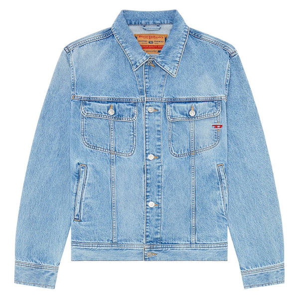 Diesel Jeansjacka Barcy Blå L Man