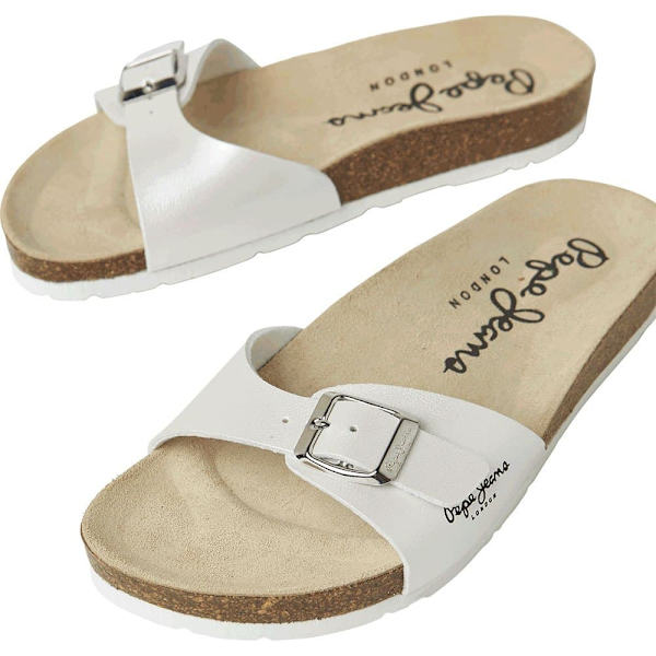 Pepe Jeans Sandaler Oban Nacar Vit EU 38 Kvinna